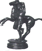 Small Alexander taming Bucephalas 14.0 K