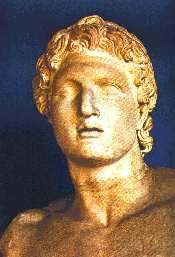 Small Gold Alexander Statue #1  39.4 K