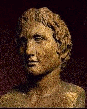 Small Gold Alexander Statue #2 31.9 K