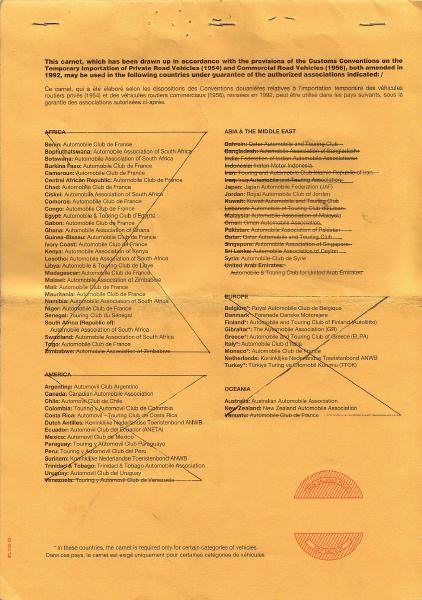 Carnet rear cover